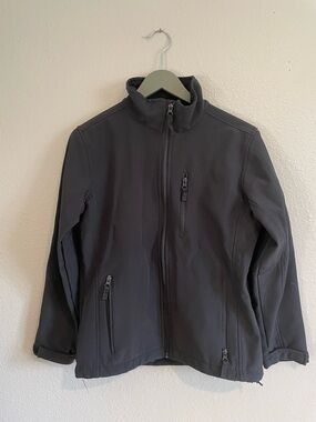 Iceberg Black Zip Up Weatherproof Jacket